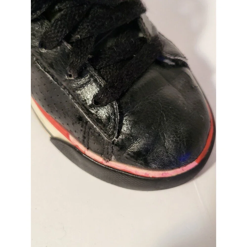 Nike Air High Tops Size Kid's 12.5 Black And Red